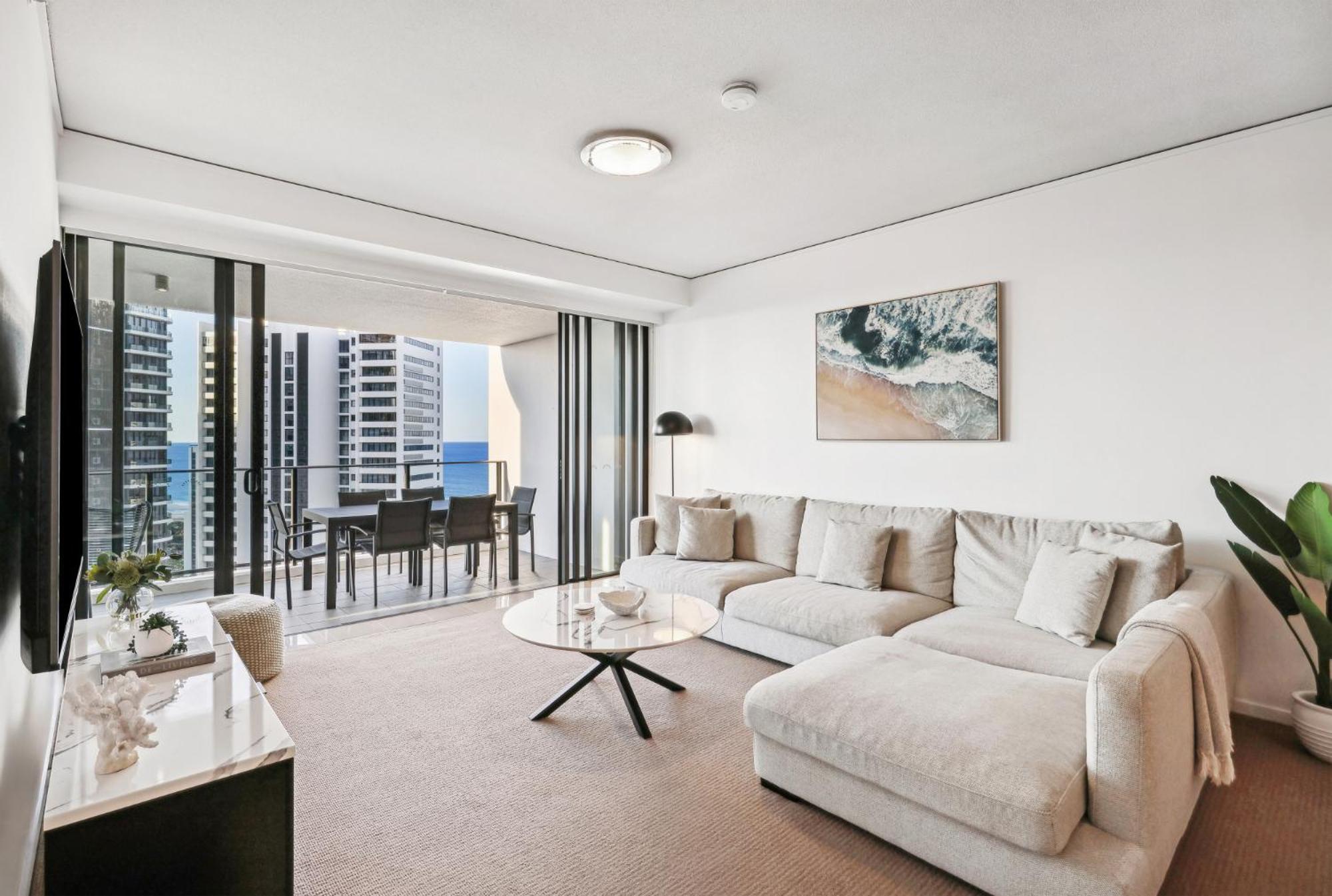 Ocean View 3-Bed With Gym, Pool, Sauna & Parking Gold Coast Exterior foto